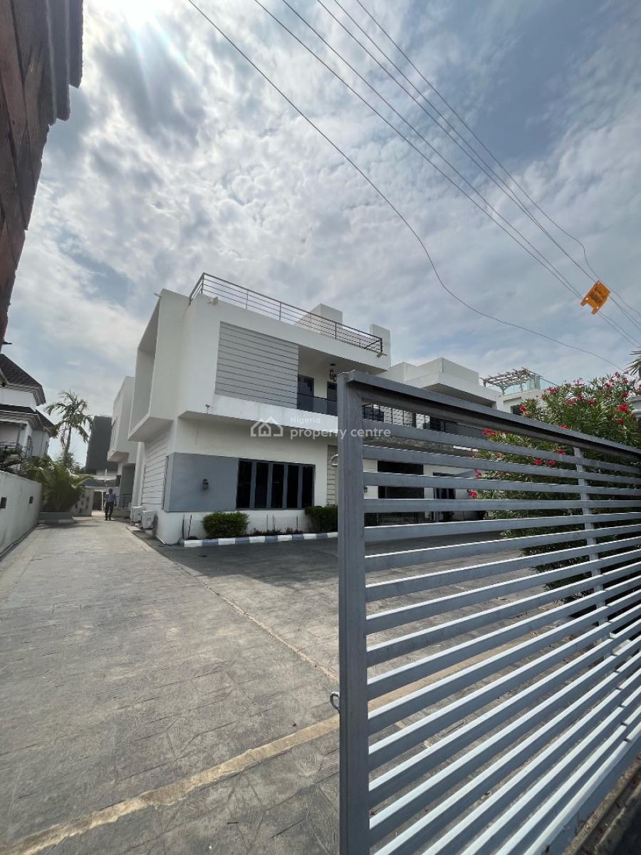 Massively Finished 7bedroom Fully Detached Duplex with Two Massive Bqs, Pinnock Beach Estate, Osapa, Lekki, Lagos, Detached Duplex for Sale