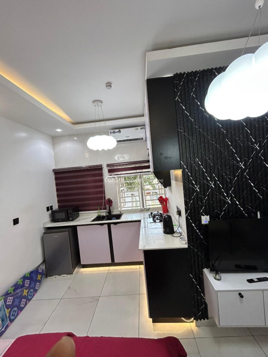 *scarlet Rosa Studio*   Finely Furnished Studio Apartment with Swimmin, Oniru, Lekki Phase 1, Lekki, Lagos, Detached Duplex Short Let