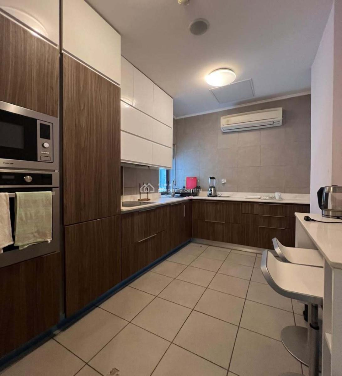 Luxury Furnished 3-bedroom High-floor Apartment with Bq, Victoria Island (vi), Lagos, Flat / Apartment for Rent