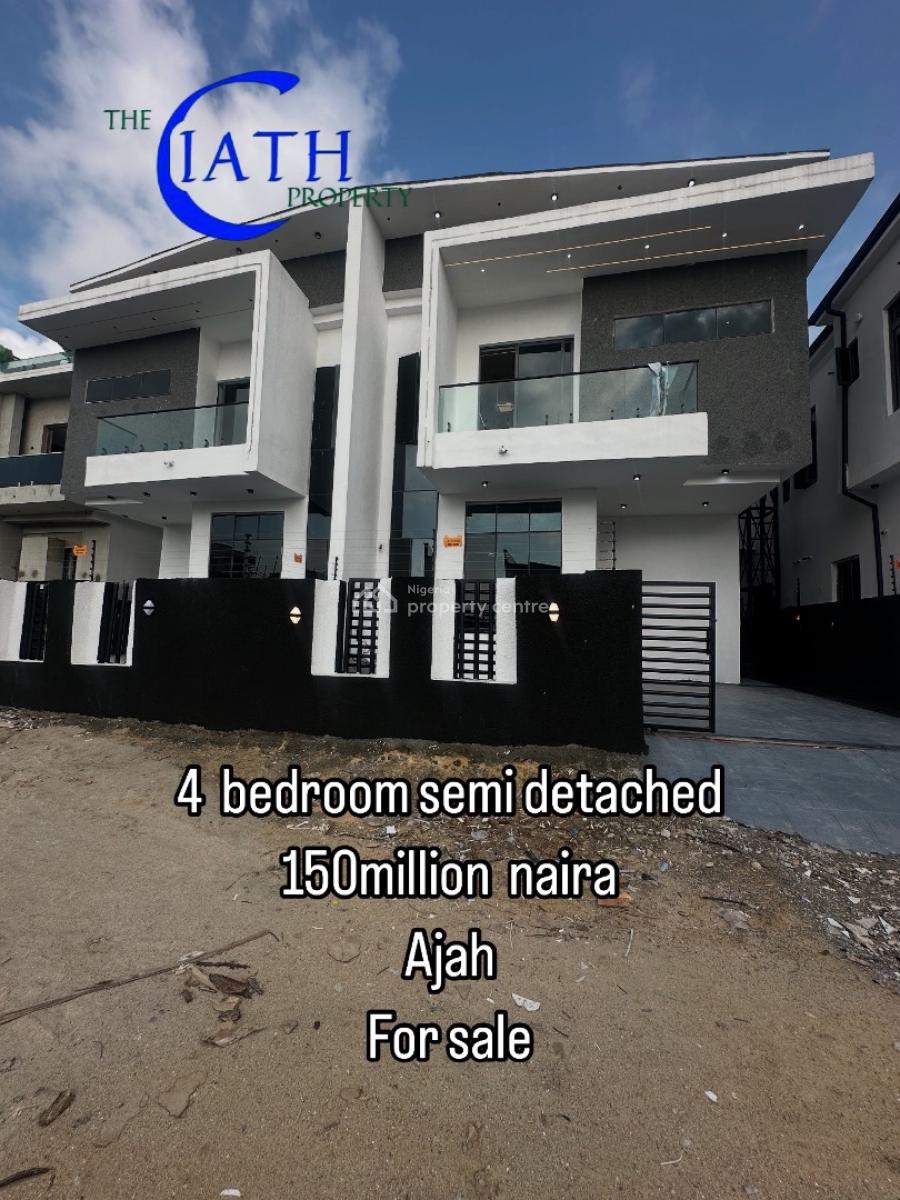 4 Bedroom Detached in Ajah, Ajah, Lagos, Semi-detached Duplex for Sale