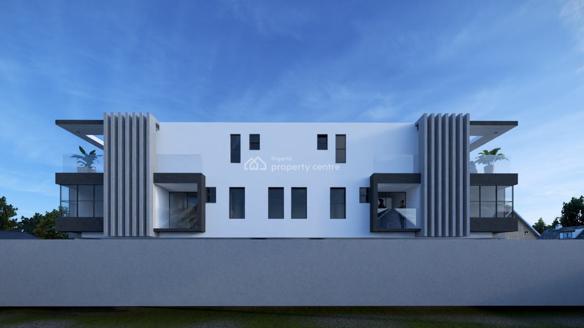 Modern 3-bedroom Semi-detached Duplex with Open Roof on 2 Floors, Forthright Garden Estate, Berger, Arepo, Ogun, Semi-detached Duplex for Sale