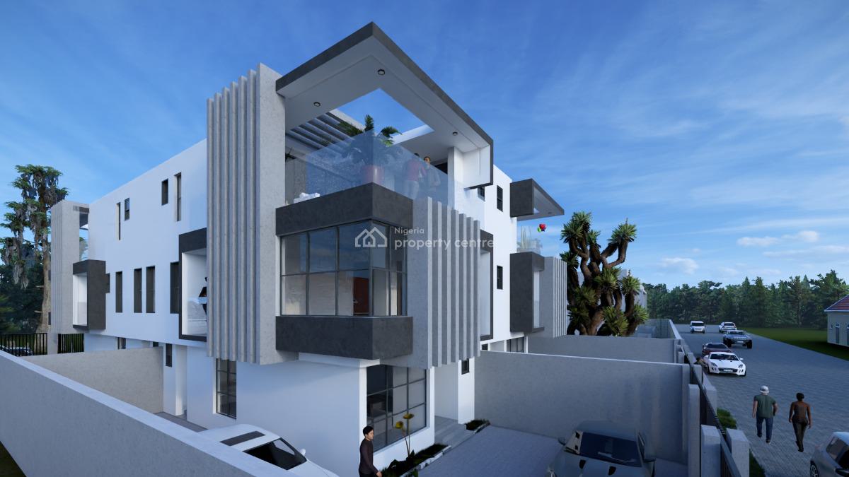 Modern 3-bedroom Semi-detached Duplex with Open Roof on 2 Floors, Forthright Garden Estate, Berger, Arepo, Ogun, Semi-detached Duplex for Sale