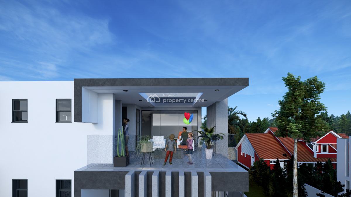 Modern 3-bedroom Semi-detached Duplex with Open Roof on 2 Floors, Forthright Garden Estate, Berger, Arepo, Ogun, Semi-detached Duplex for Sale