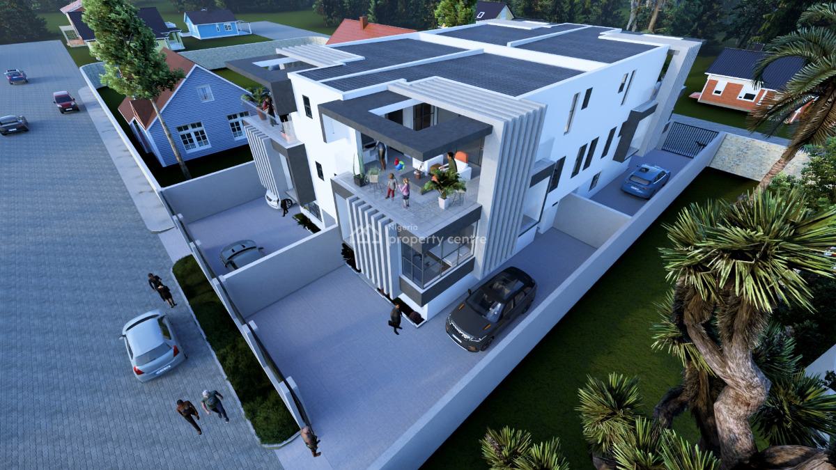 Modern 3-bedroom Semi-detached Duplex with Open Roof on 2 Floors, Forthright Garden Estate, Berger, Arepo, Ogun, Semi-detached Duplex for Sale