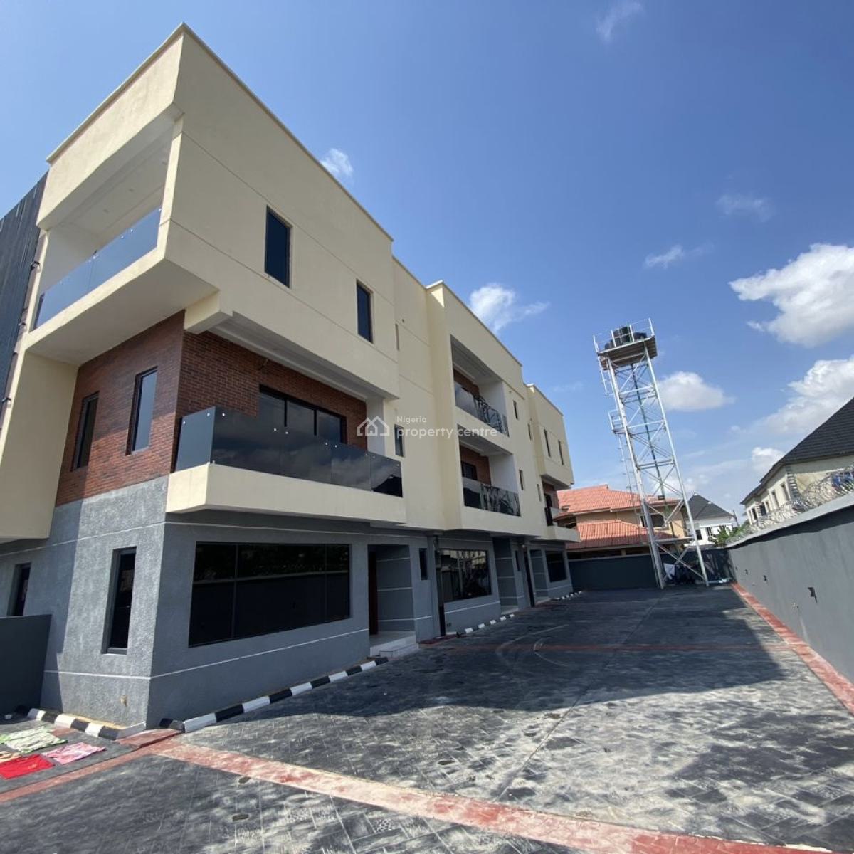 4 Bed&bq, Ajah, Lagos, Terraced Duplex for Sale