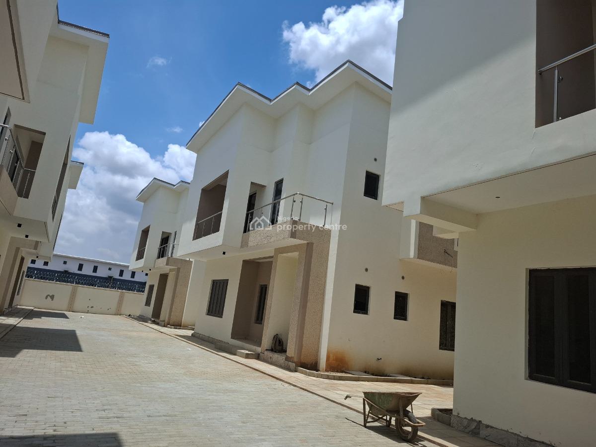 Newly Built 4 Duplex with Bq, Jahi By Living Faith Church, Jahi, Abuja, Semi-detached Duplex for Sale