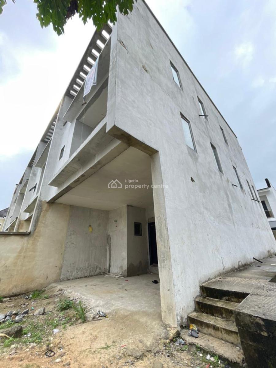 Newly Built 4 Bedroom Self Compound Duplex with Bq in a Secure Estate, Ajah, Lekki, Lagos, Semi-detached Duplex for Sale