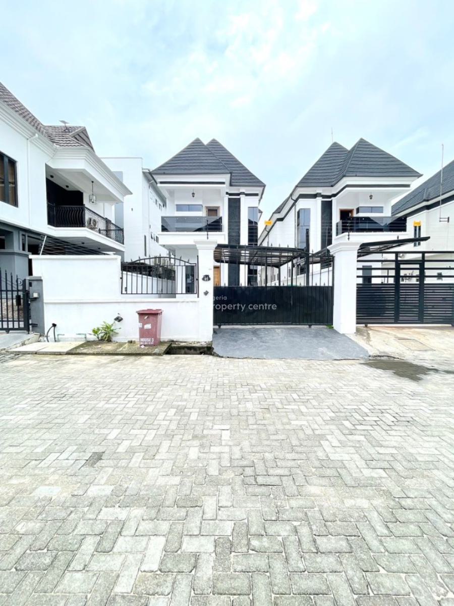 Classic 5 Bedroom Fully Detached Duplex with a Bq in a Secure Estate, Chevron, Lekki, Lagos, Detached Duplex for Sale