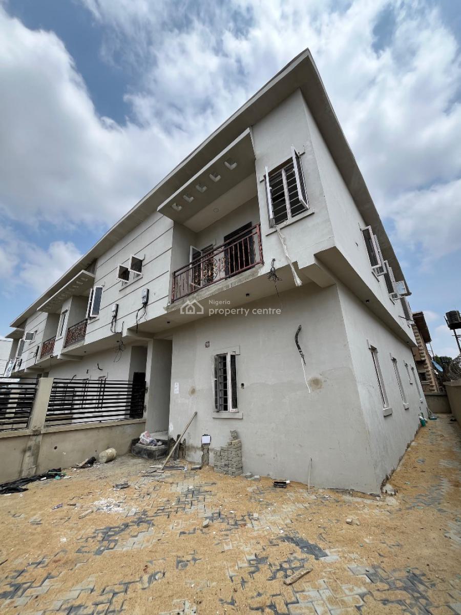 Luxury Built 4 Bedroom Terrace Duplex in a Very Secured Estate, Newly Built, Guest Room, Dining Area, Pop Ceiling, Gbagada, Lagos, Terraced Duplex for Sale