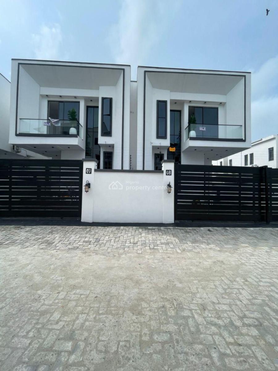 4 Bedroom Semi Detached Duplex with Bq, Ikate, Lekki, Lagos, Semi-detached Duplex for Sale