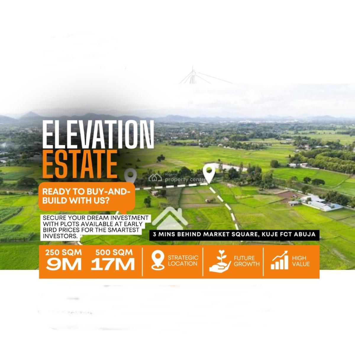 Residential Land (500 Sqm), Elevation Estate, Behind Market Square, Kuje, Abuja, Residential Land for Sale