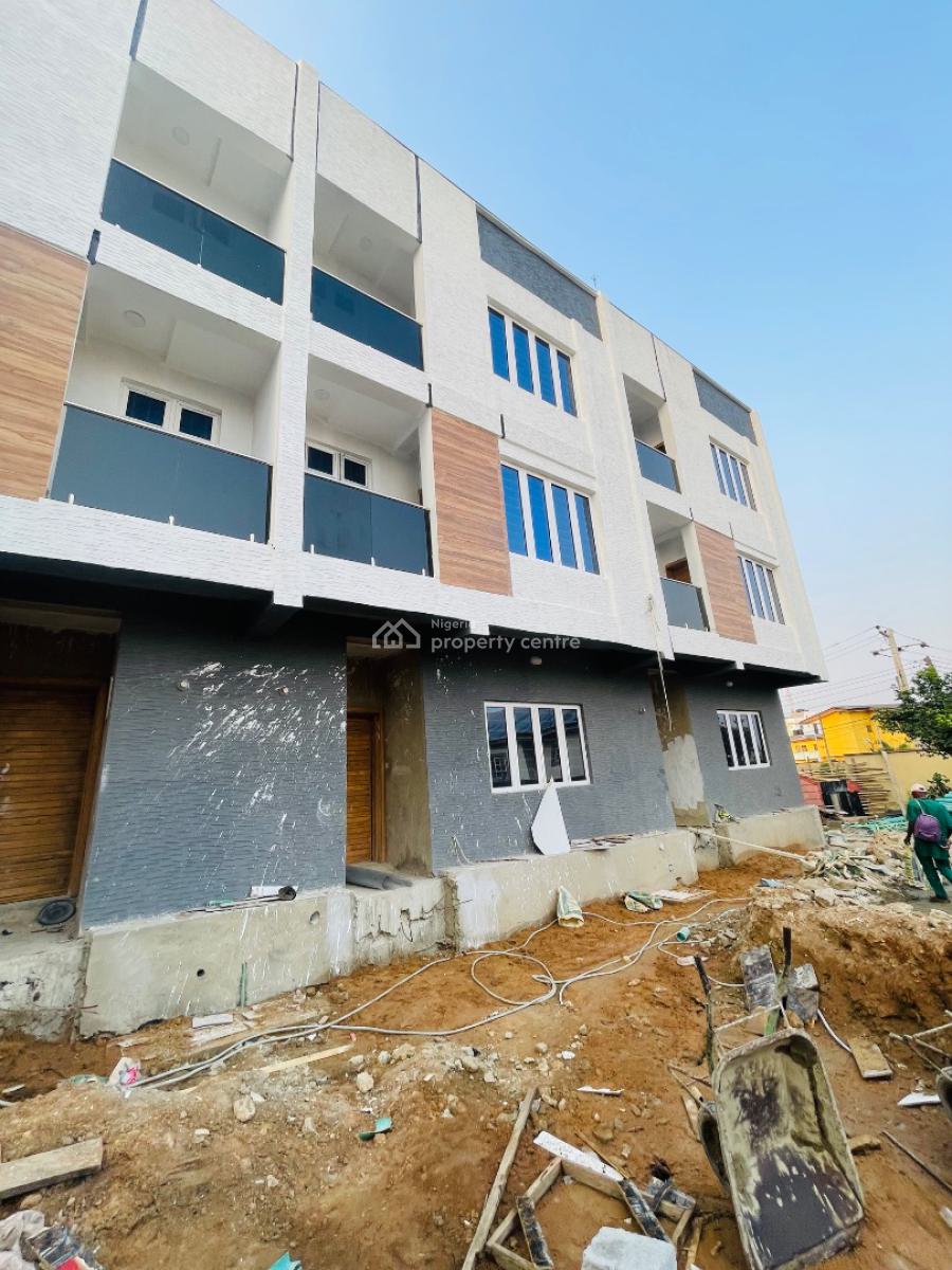 Nicely Built 4 Bedroom Terrace Duplex + Bq, Elegantly Built Spacious Home with Bq in a Secured Estate, Ikeja, Lagos, Terraced Duplex for Sale