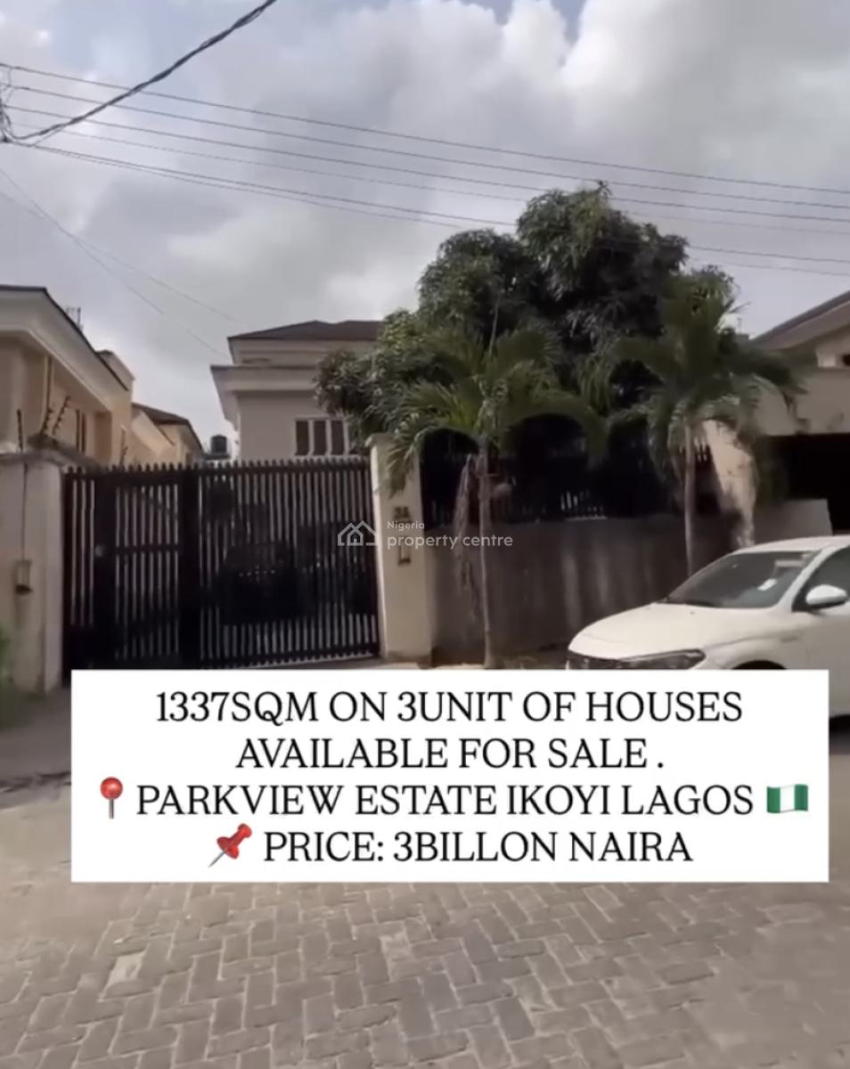 Luxury  6-bedroom Semi-detached House     - 2 Bq (boys Quarters), Parkview Ikoyi, Parkview, Ikoyi, Lagos, Semi-detached Duplex for Sale