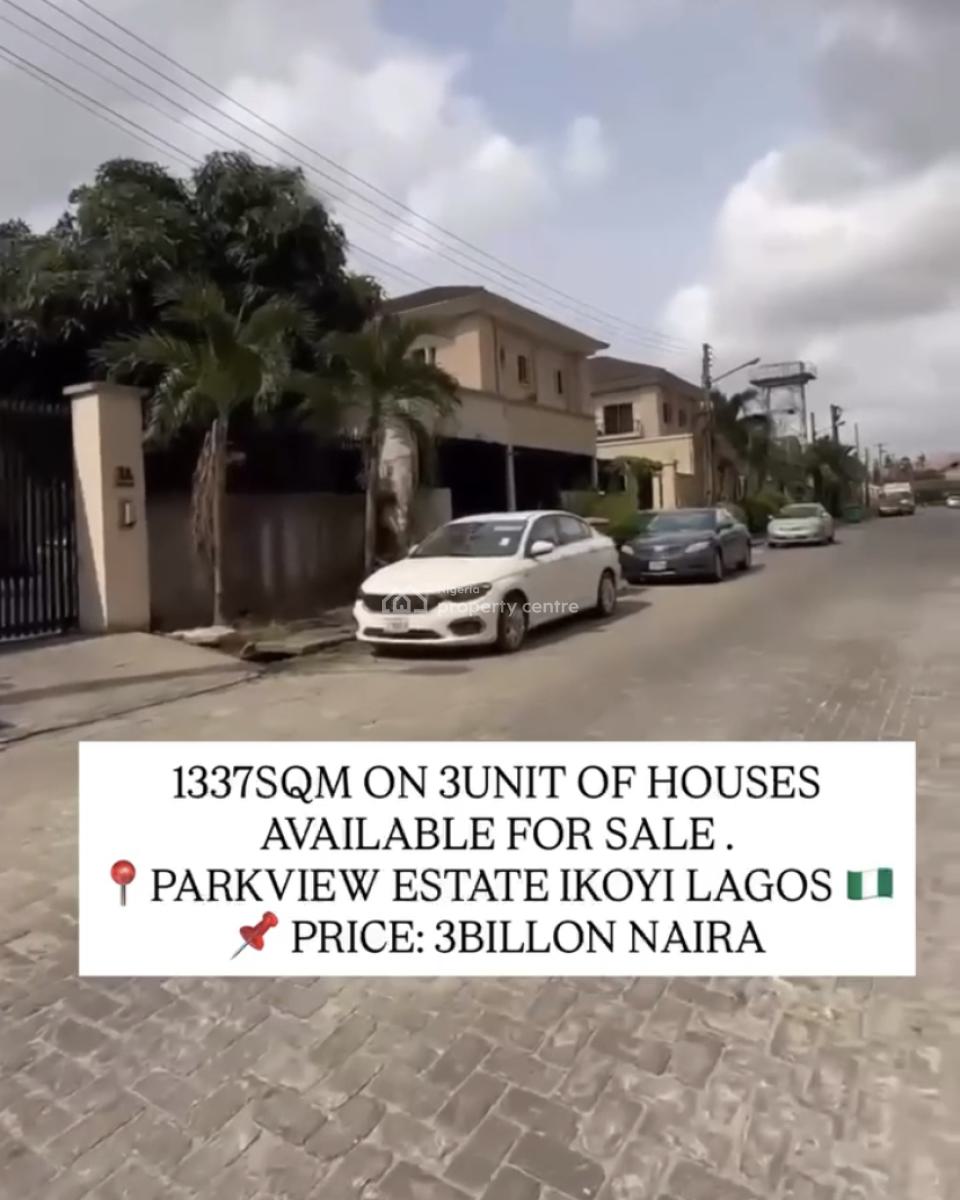 Luxury  6-bedroom Semi-detached House     - 2 Bq (boys Quarters), Parkview Ikoyi, Parkview, Ikoyi, Lagos, Semi-detached Duplex for Sale
