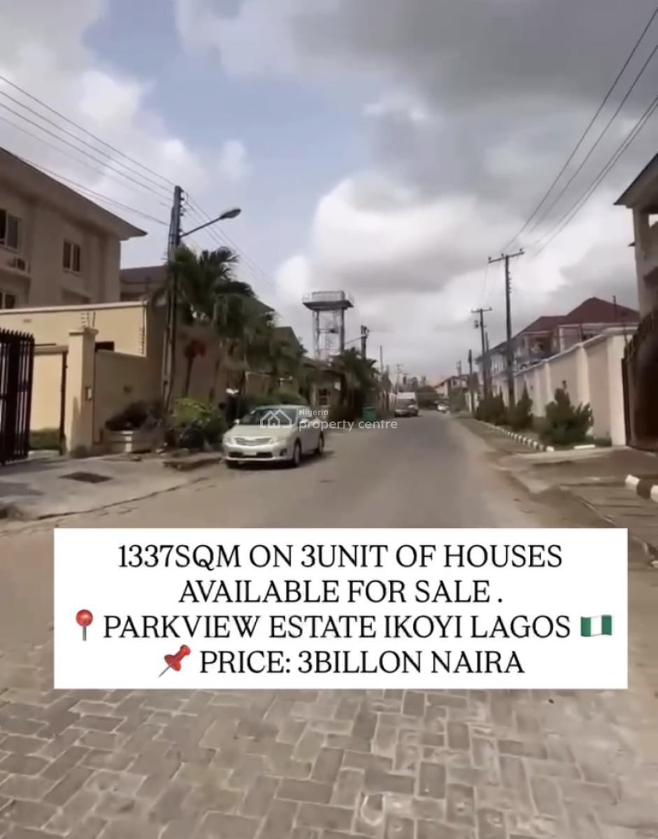 Luxury  6-bedroom Semi-detached House     - 2 Bq (boys Quarters), Parkview Ikoyi, Parkview, Ikoyi, Lagos, Semi-detached Duplex for Sale