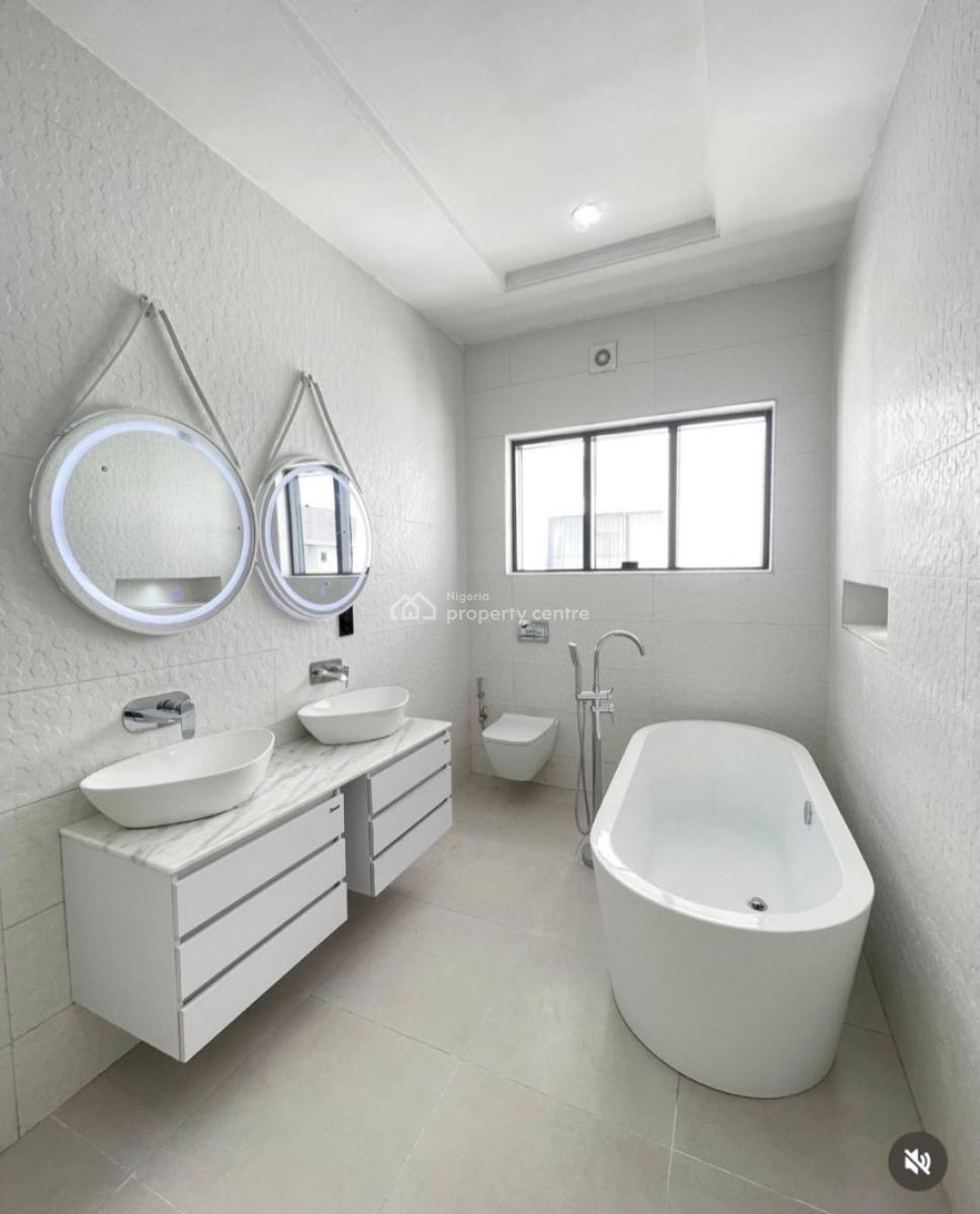 Magnificent 5 Mansion with a Private Elevator, Spacious Compound, Within The Prestigious Pinnock Beach Estate, Osapa, Lekki, Lagos, Detached Duplex for Sale
