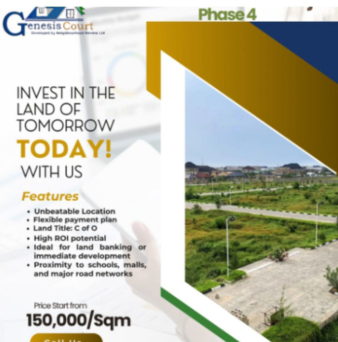 Premium Estate Close to The Express, Genesis Court Phase 4, Oko Ado, Sangotedo, Ajah, Lagos, Residential Land for Sale