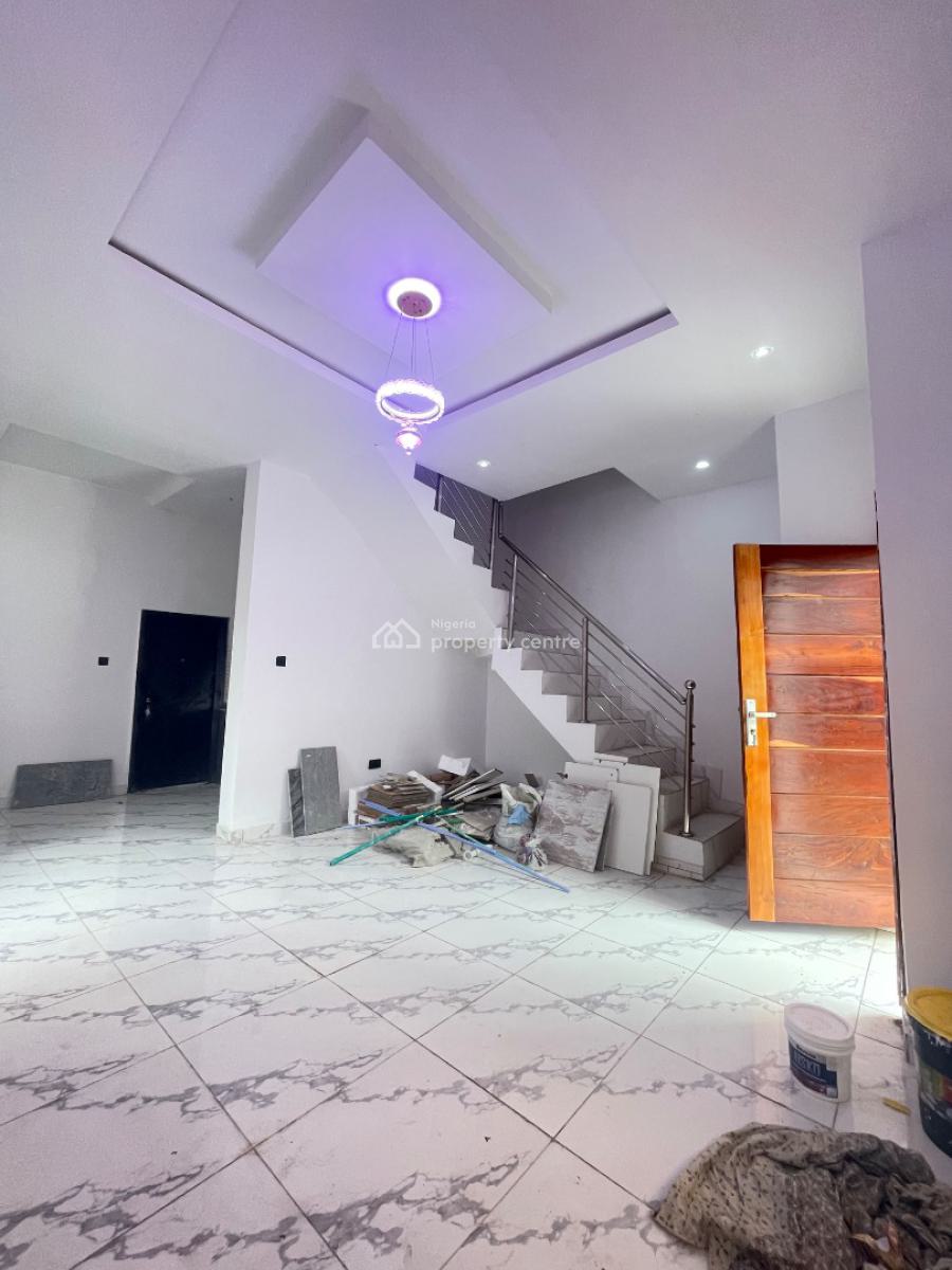Luxury Brand New 2 Bedroom Terrace Duplex on Interlocked Estate, Located Inside an Estate,good Road,good Light,interlocked, Sangotedo, Ajah, Lagos, Terraced Duplex for Rent