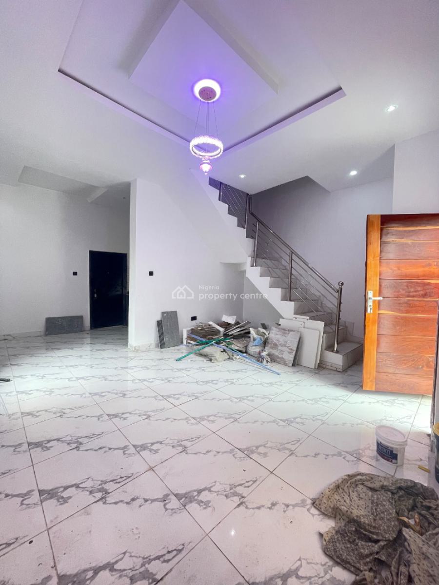 Luxury Brand New 2 Bedroom Terrace Duplex on Interlocked Estate, Located Inside an Estate,good Road,good Light,interlocked, Sangotedo, Ajah, Lagos, Terraced Duplex for Rent