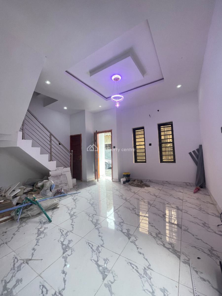 Luxury Brand New 2 Bedroom Terrace Duplex on Interlocked Estate, Located Inside an Estate,good Road,good Light,interlocked, Sangotedo, Ajah, Lagos, Terraced Duplex for Rent