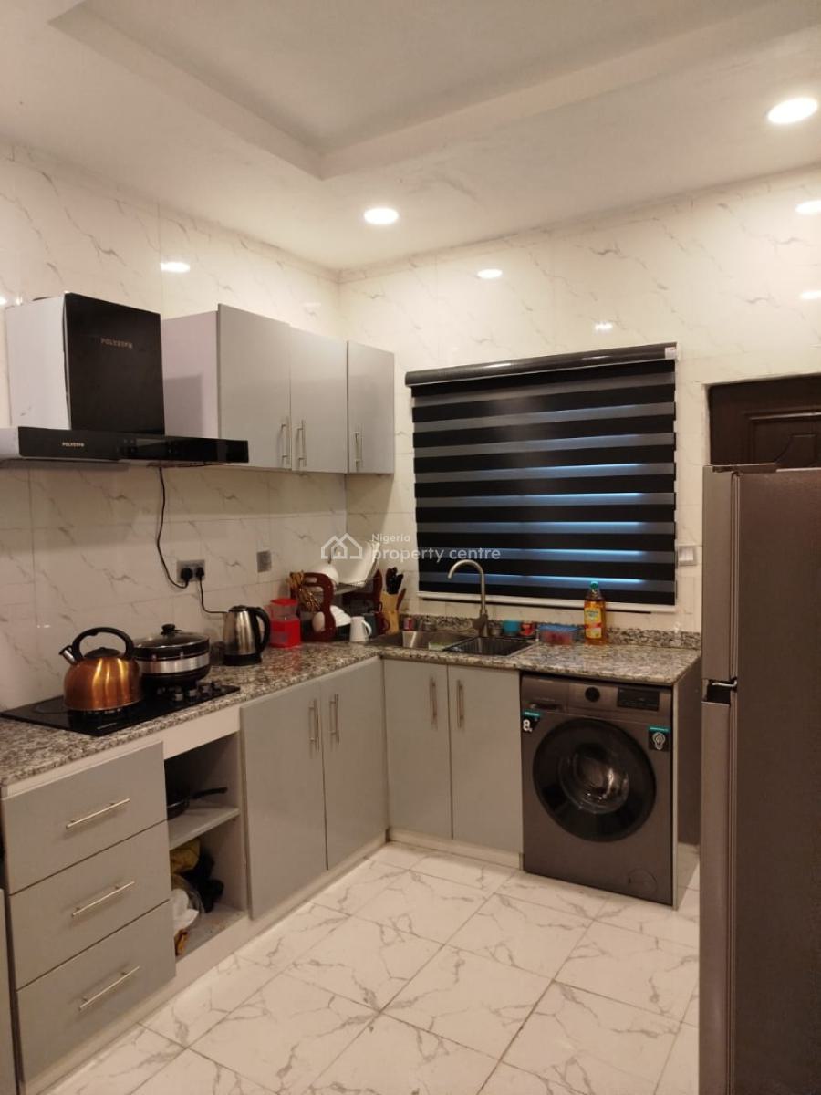 Fully Furnished 3 Bedrooms Duplex with Swimming Pool and Gym, Lovely Serviced Estate, Abijo, Lekki, Lagos, Semi-detached Duplex for Rent