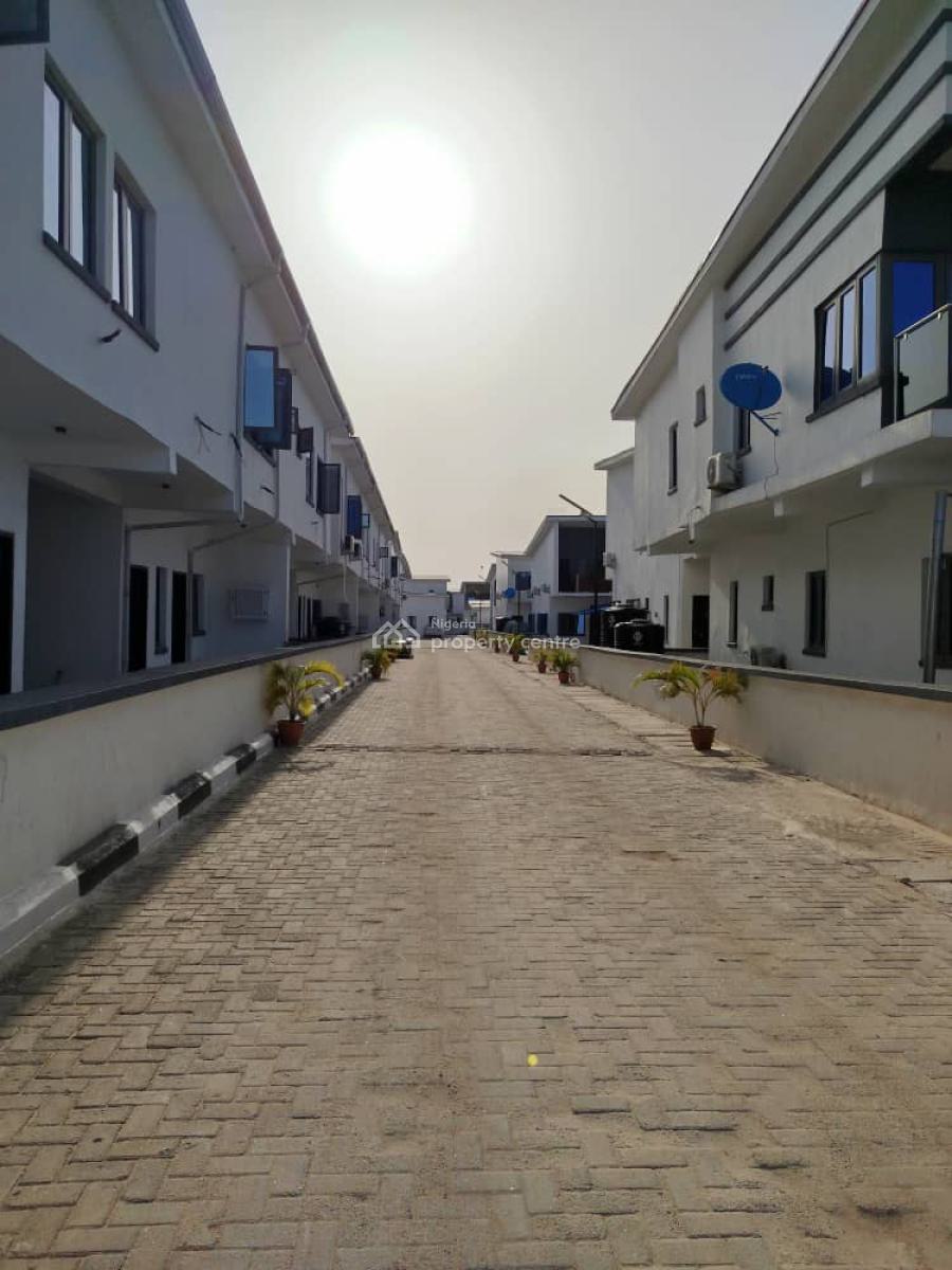 Fully Furnished 3 Bedrooms Duplex with Swimming Pool and Gym, Lovely Serviced Estate, Abijo, Lekki, Lagos, Semi-detached Duplex for Rent