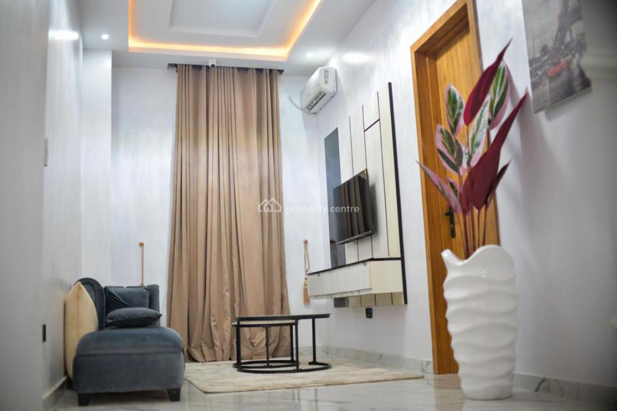 Luxury 4bedroom En-suit Duplex Self Compound, Sangotedo, Ajah, Lagos, Flat / Apartment Short Let