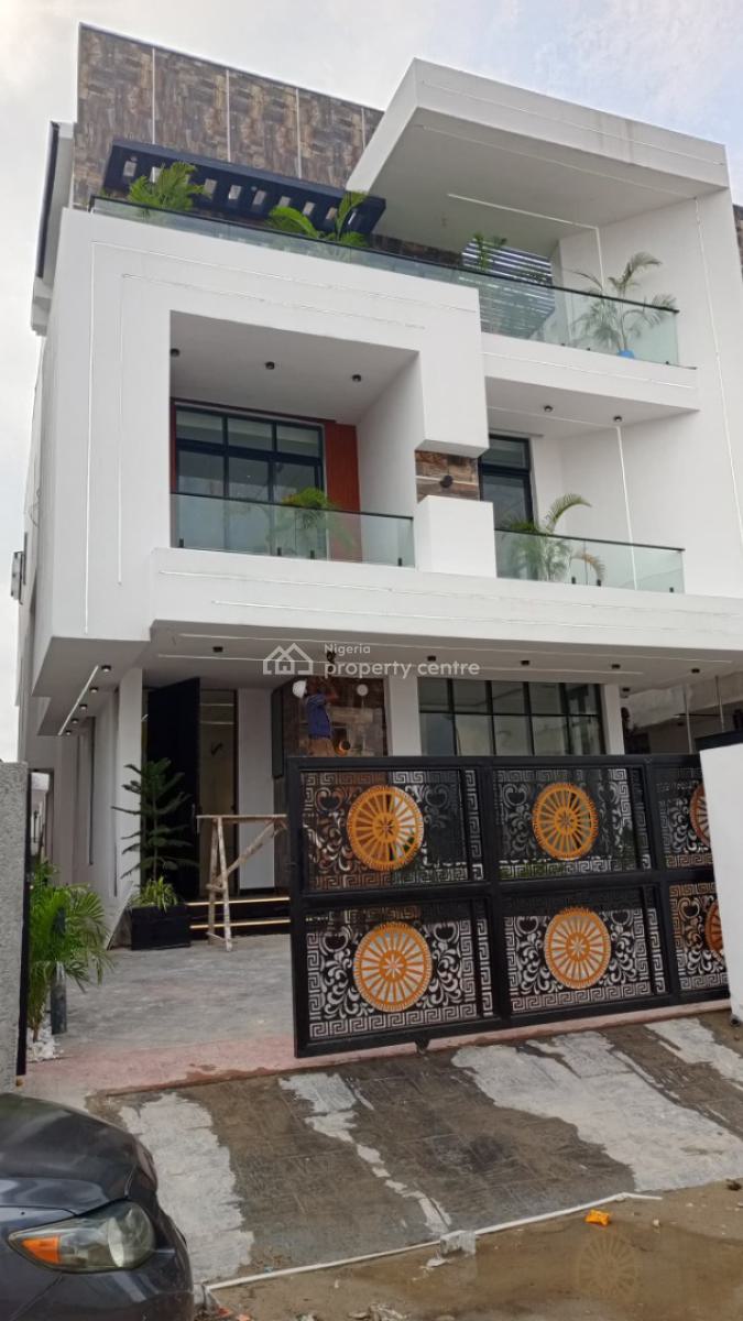 6 Bedroom Fully Detached Duplex with Bq & Swimming Pool, Chevron, Lekki, Lagos, Detached Duplex for Sale