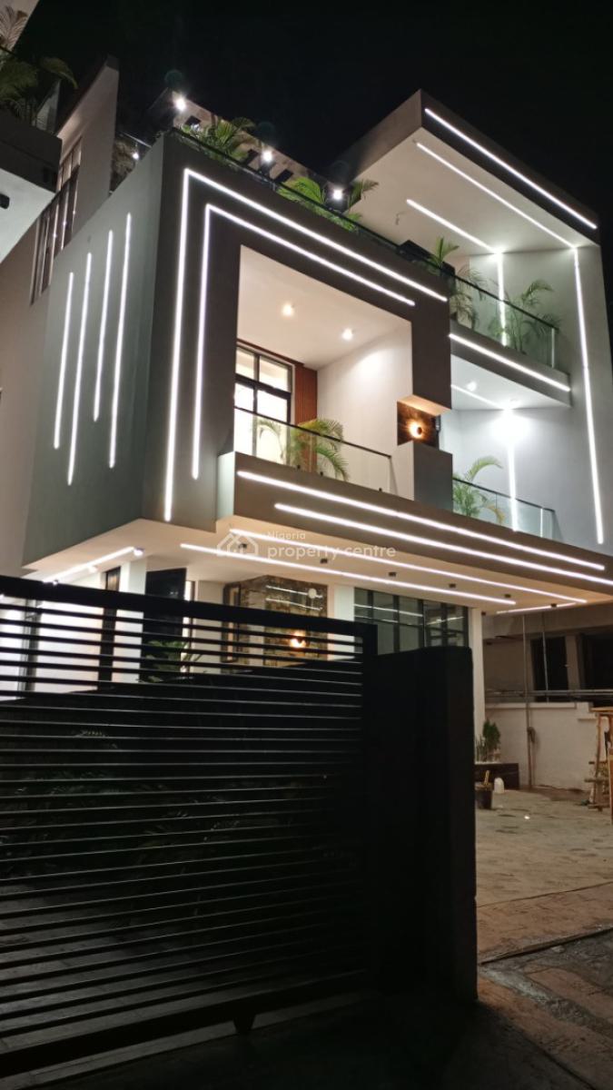 6 Bedroom Fully Detached Duplex with Bq & Swimming Pool, Chevron, Lekki, Lagos, Detached Duplex for Sale
