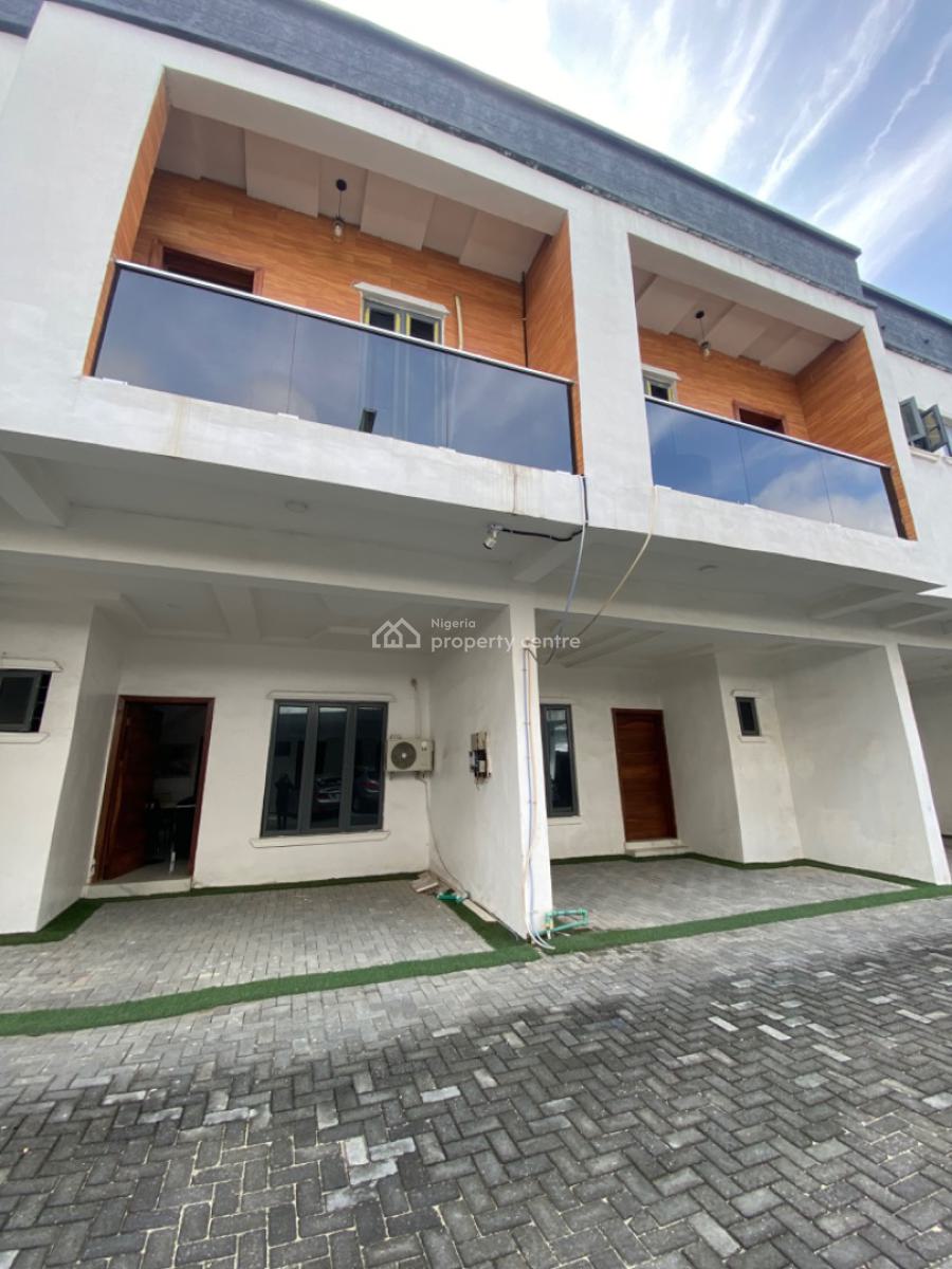 Unfurnished 3 Bedrooms Terrace Duplex with Fitted Kitchen, Ikota Lekki, Ikota, Lekki, Lagos, Terraced Duplex for Rent