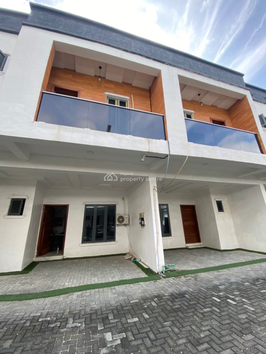 Unfurnished 3 Bedrooms Terrace Duplex with Fitted Kitchen, Ikota Lekki, Ikota, Lekki, Lagos, Terraced Duplex for Rent