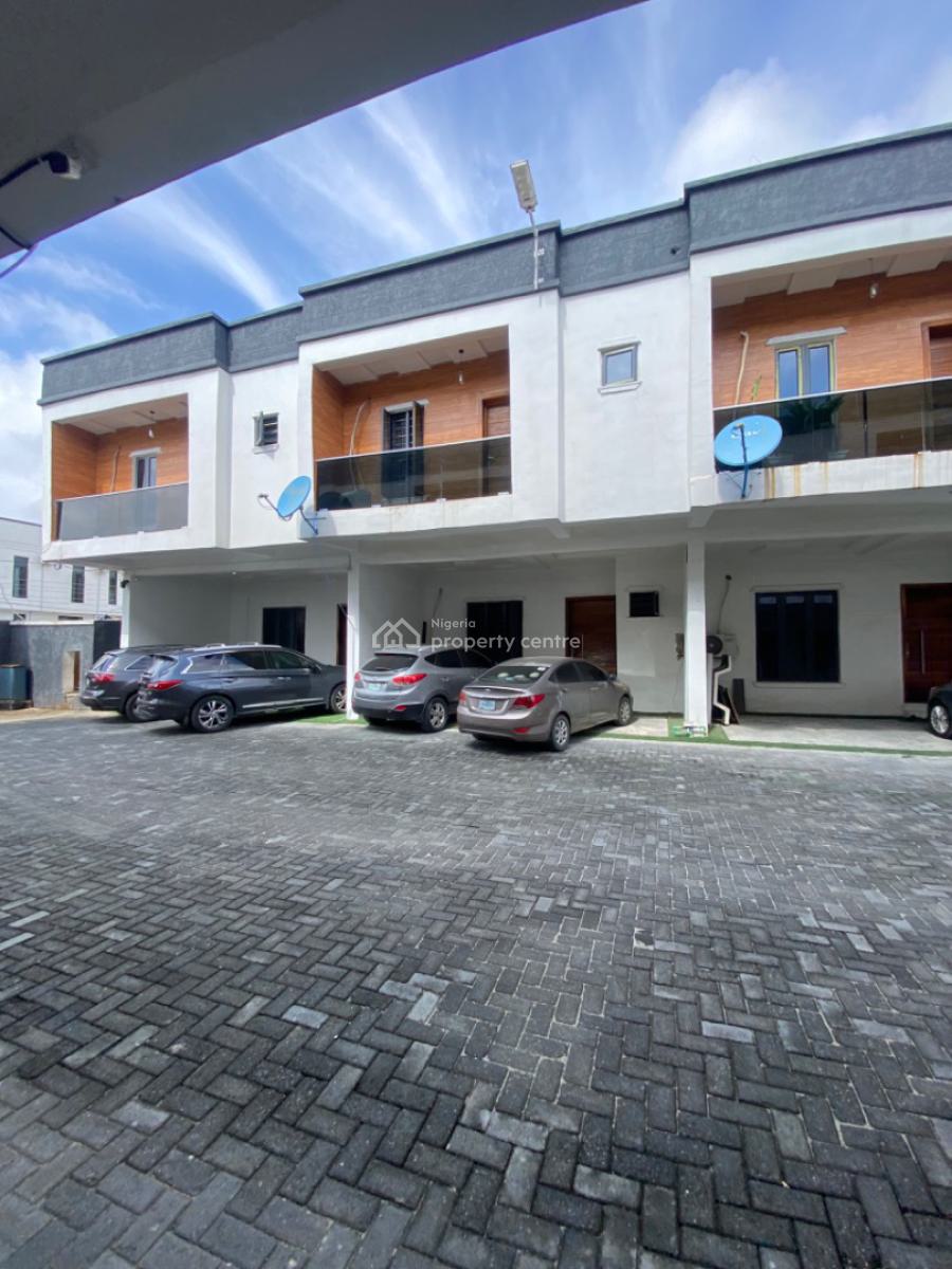 Unfurnished 3 Bedrooms Terrace Duplex with Fitted Kitchen, Ikota Lekki, Ikota, Lekki, Lagos, Terraced Duplex for Rent
