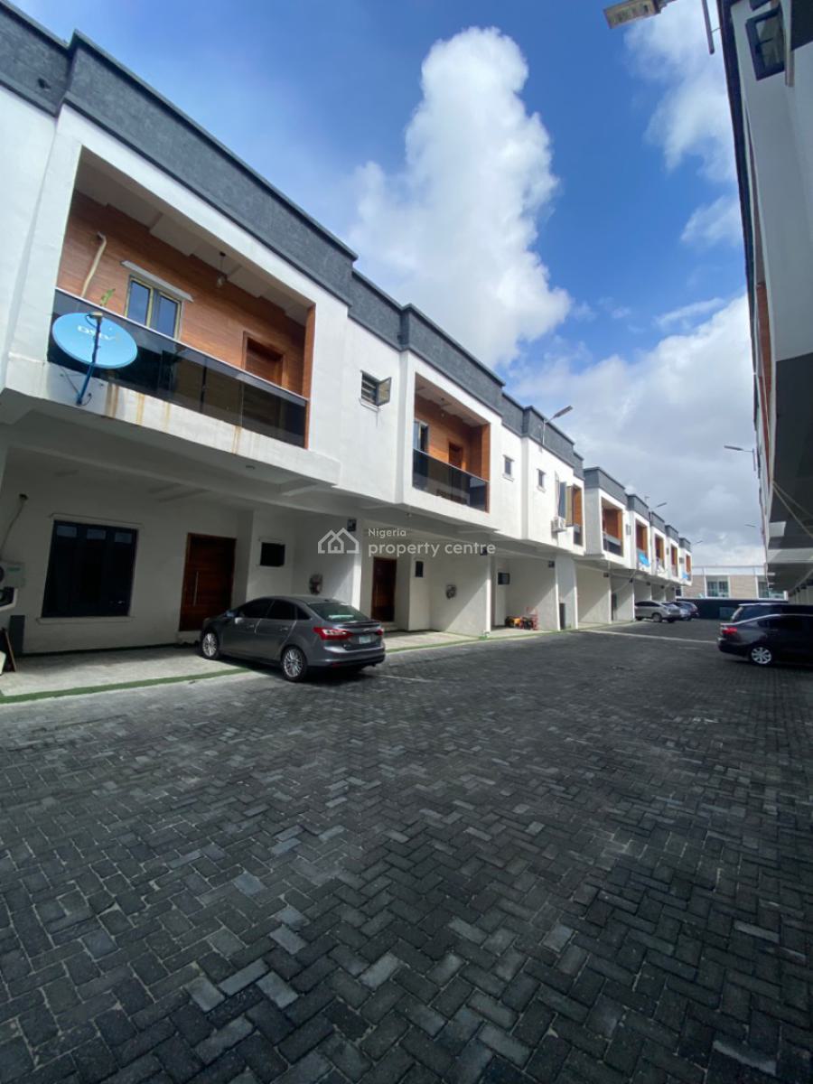Unfurnished 3 Bedrooms Terrace Duplex with Fitted Kitchen, Ikota Lekki, Ikota, Lekki, Lagos, Terraced Duplex for Rent
