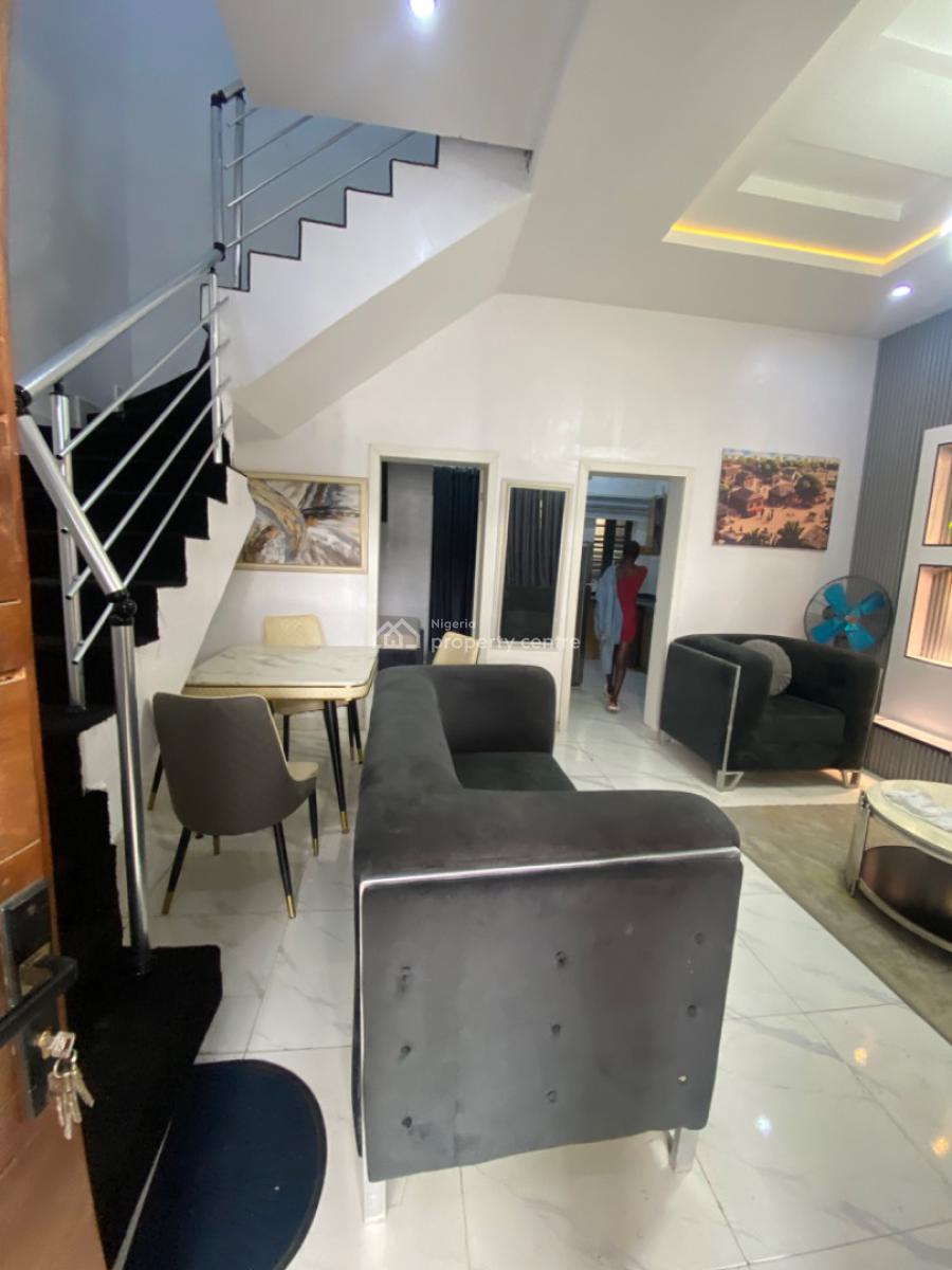 Unfurnished 3 Bedrooms Terrace Duplex with Fitted Kitchen, Ikota Lekki, Ikota, Lekki, Lagos, Terraced Duplex for Rent