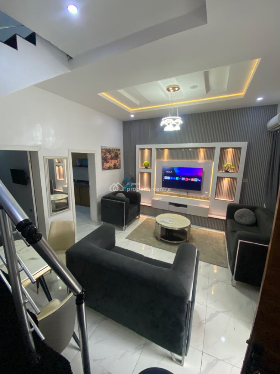 Unfurnished 3 Bedrooms Terrace Duplex with Fitted Kitchen, Ikota Lekki, Ikota, Lekki, Lagos, Terraced Duplex for Rent