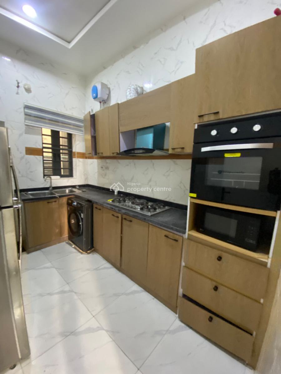 Unfurnished 3 Bedrooms Terrace Duplex with Fitted Kitchen, Ikota Lekki, Ikota, Lekki, Lagos, Terraced Duplex for Rent