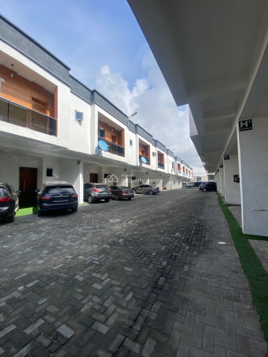 Unfurnished 3 Bedrooms Terrace Duplex with Fitted Kitchen, Ikota Lekki, Ikota, Lekki, Lagos, Terraced Duplex for Rent