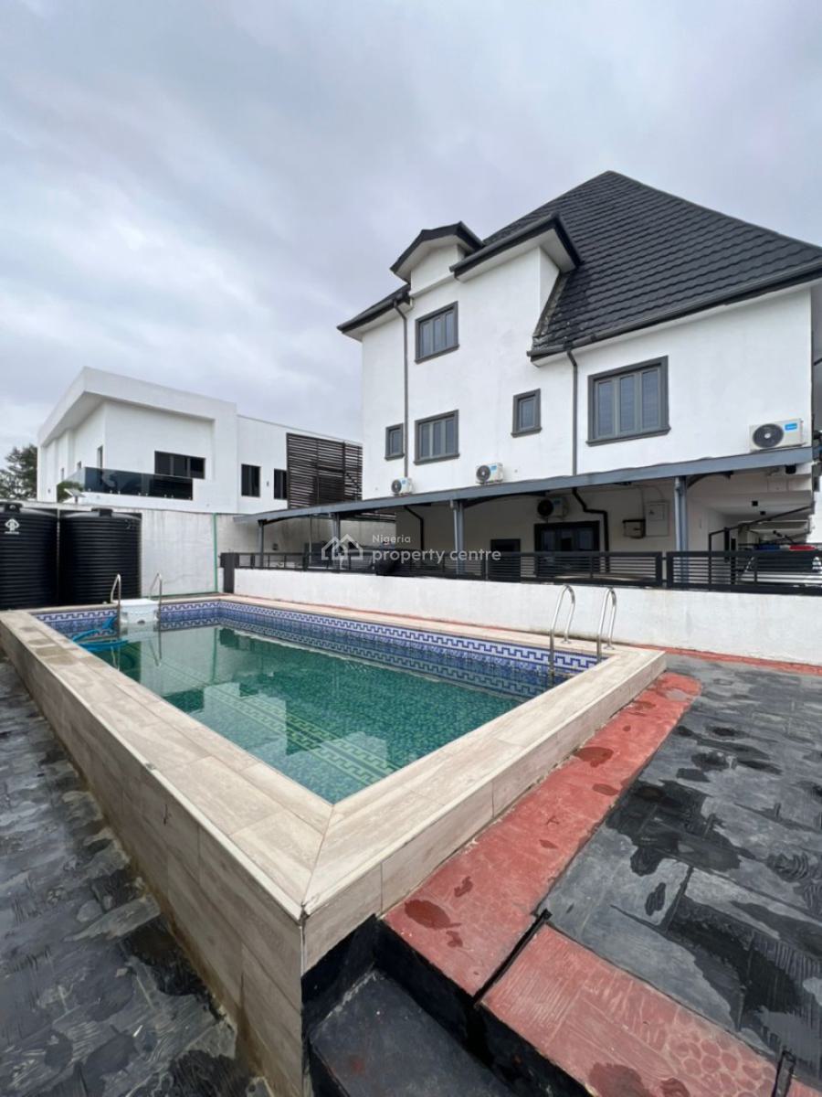 Waterfront 4 Bedroom Fully Detached House with Bq, Fitted Kitchen, Osborne Foreshore Estate, Phase 1, Osborne, Ikoyi, Lagos, Detached Duplex for Rent