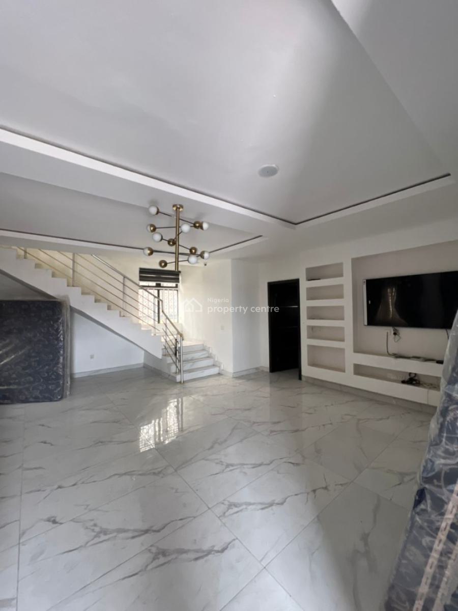 Waterfront 4 Bedroom Fully Detached House with Bq, Fitted Kitchen, Osborne Foreshore Estate, Phase 1, Osborne, Ikoyi, Lagos, Detached Duplex for Rent