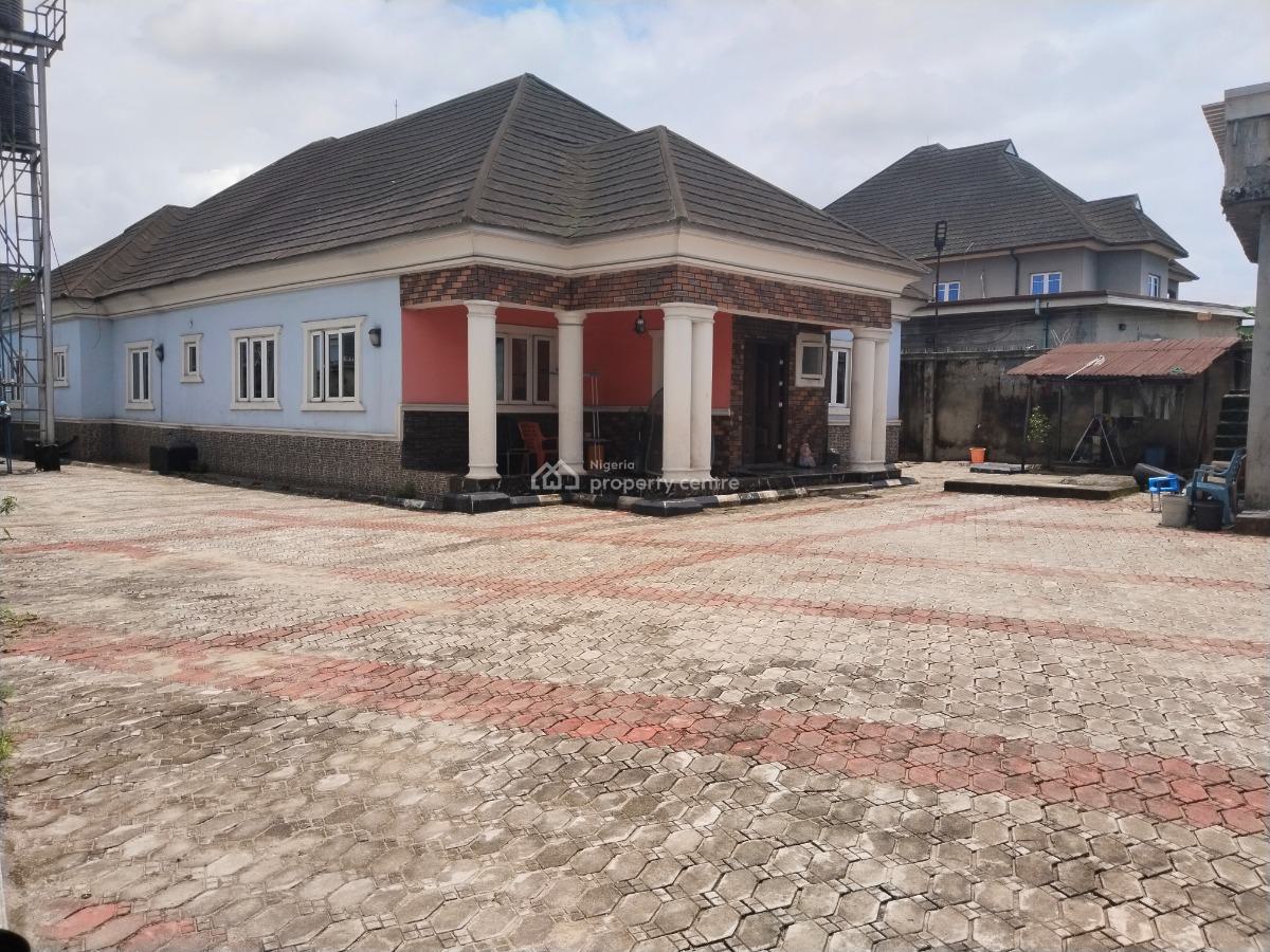 Spacious 4 Bedroom Detached Bungalow, Off Sars Road, Rukpokwu, Port Harcourt, Rivers, Detached Bungalow for Sale