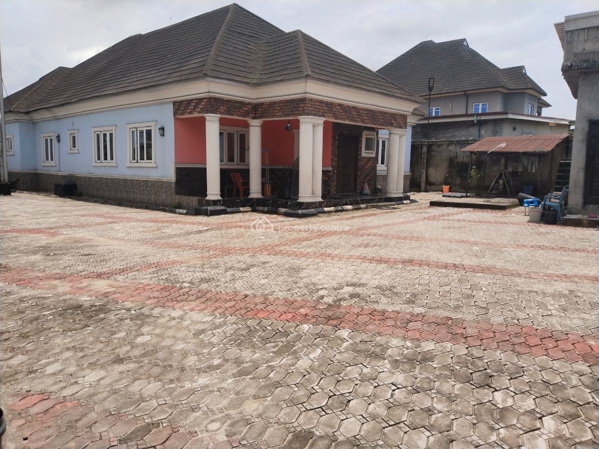 Spacious 4 Bedroom Detached Bungalow, Off Sars Road, Rukpokwu, Port Harcourt, Rivers, Detached Bungalow for Sale