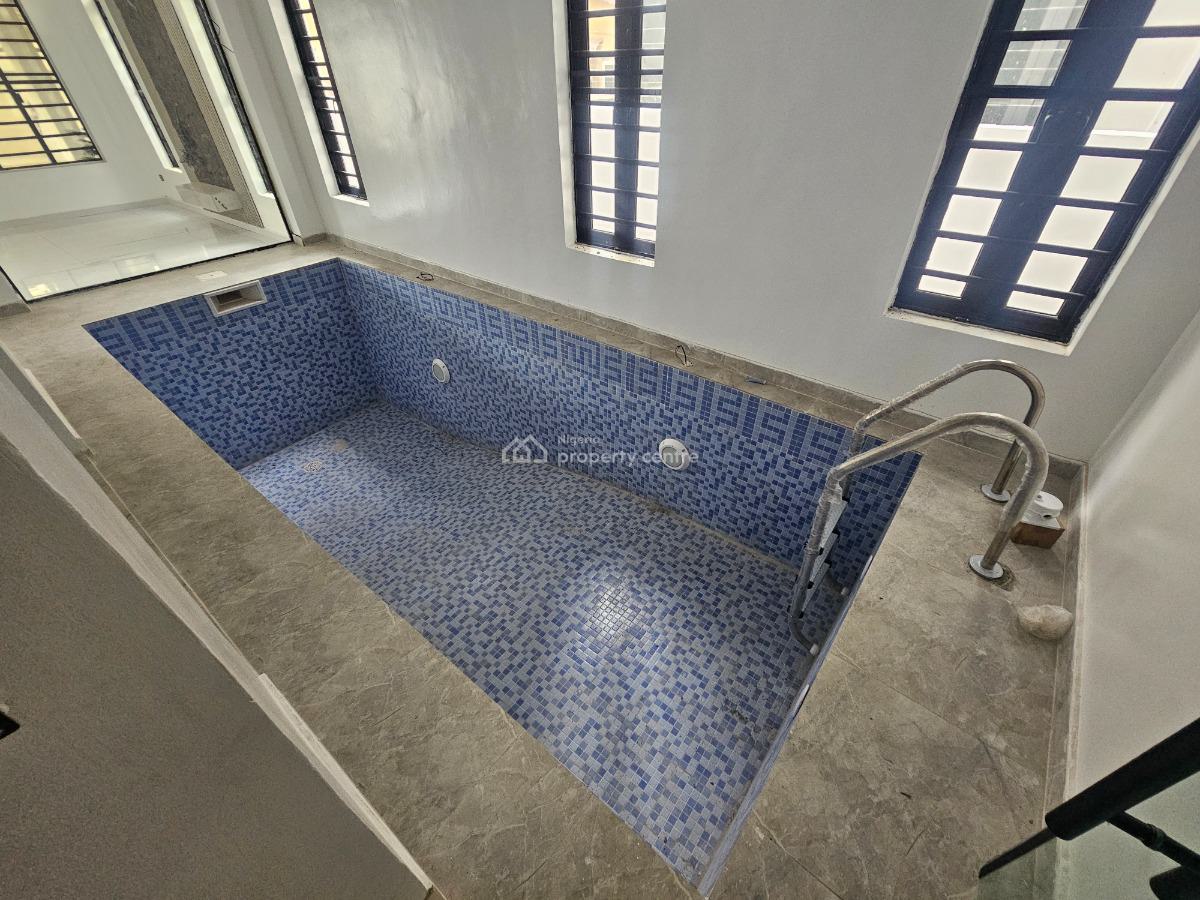 Luxury 5 Bedroom Detached Duplex with Pool in an Estate, Chevron Drive, Lekki, Lagos, Detached Duplex for Sale
