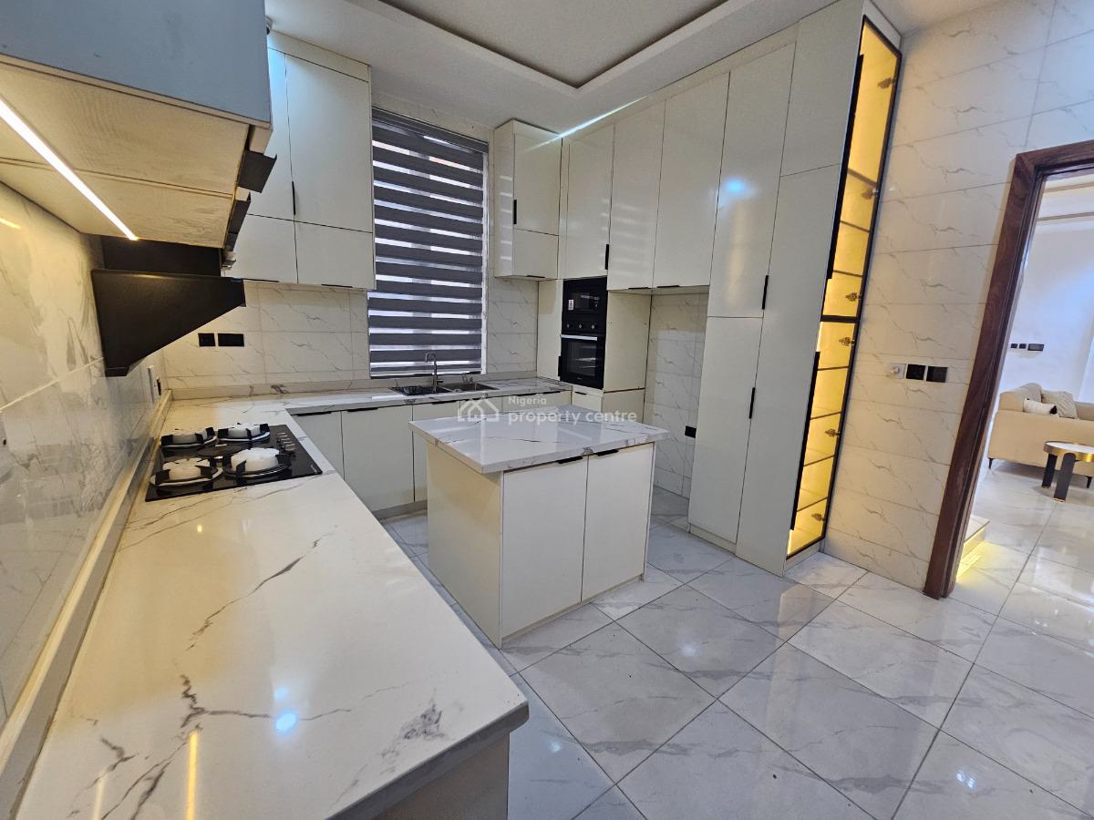 Luxury&furnished 4 Bedroom Fully Detached Duplex in an Estate, Chevron Drive, Lekki, Lagos, Detached Duplex for Sale