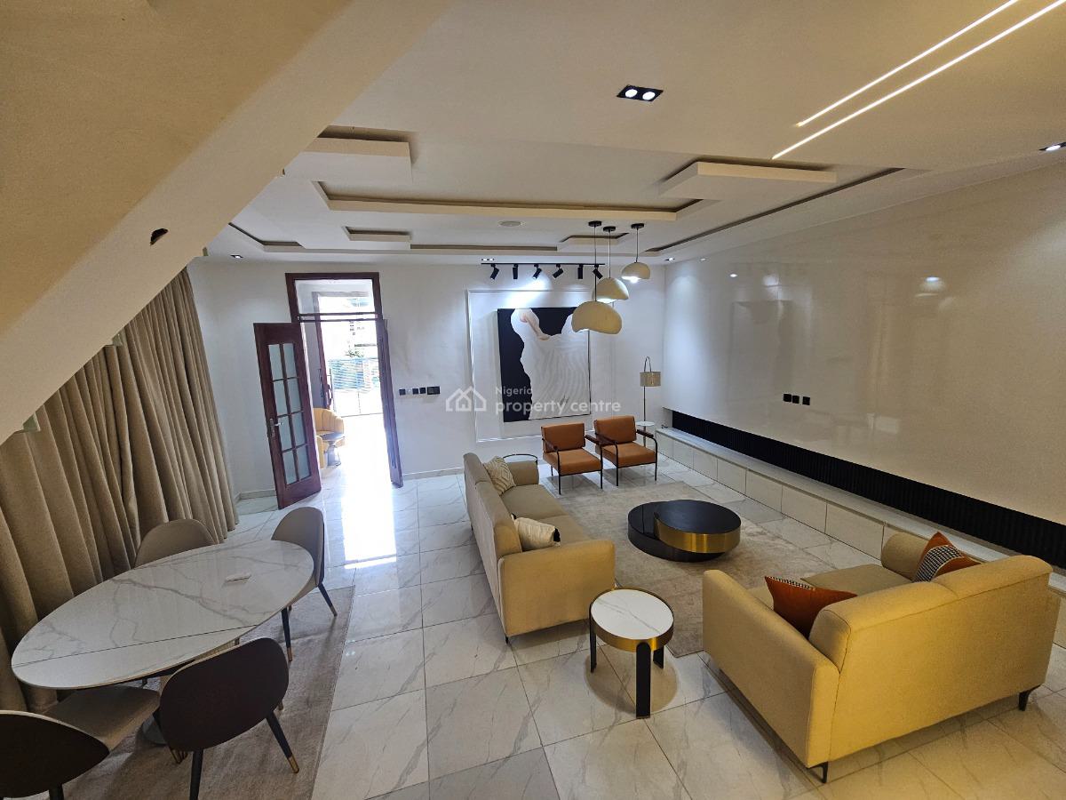 Luxury&furnished 4 Bedroom Fully Detached Duplex in an Estate, Chevron Drive, Lekki, Lagos, Detached Duplex for Sale
