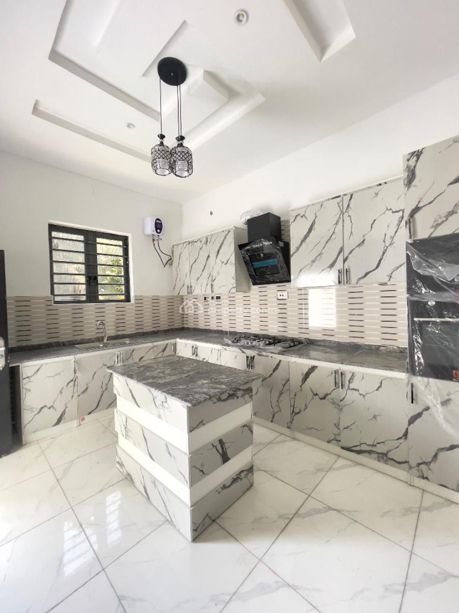 Luxury 4 Bedroom Terrace Duplex with a Self Compound, Corner Piece in Ajah, Lekki, Lagos, Terraced Duplex for Sale