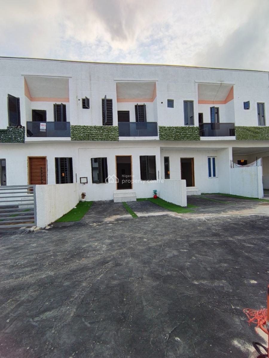 Most Affordable 3 Bedroom Terrace Duplex with Bq Suits for Investment, Abraham Adesanya Axis, Ajah, Lagos, Terraced Duplex for Sale