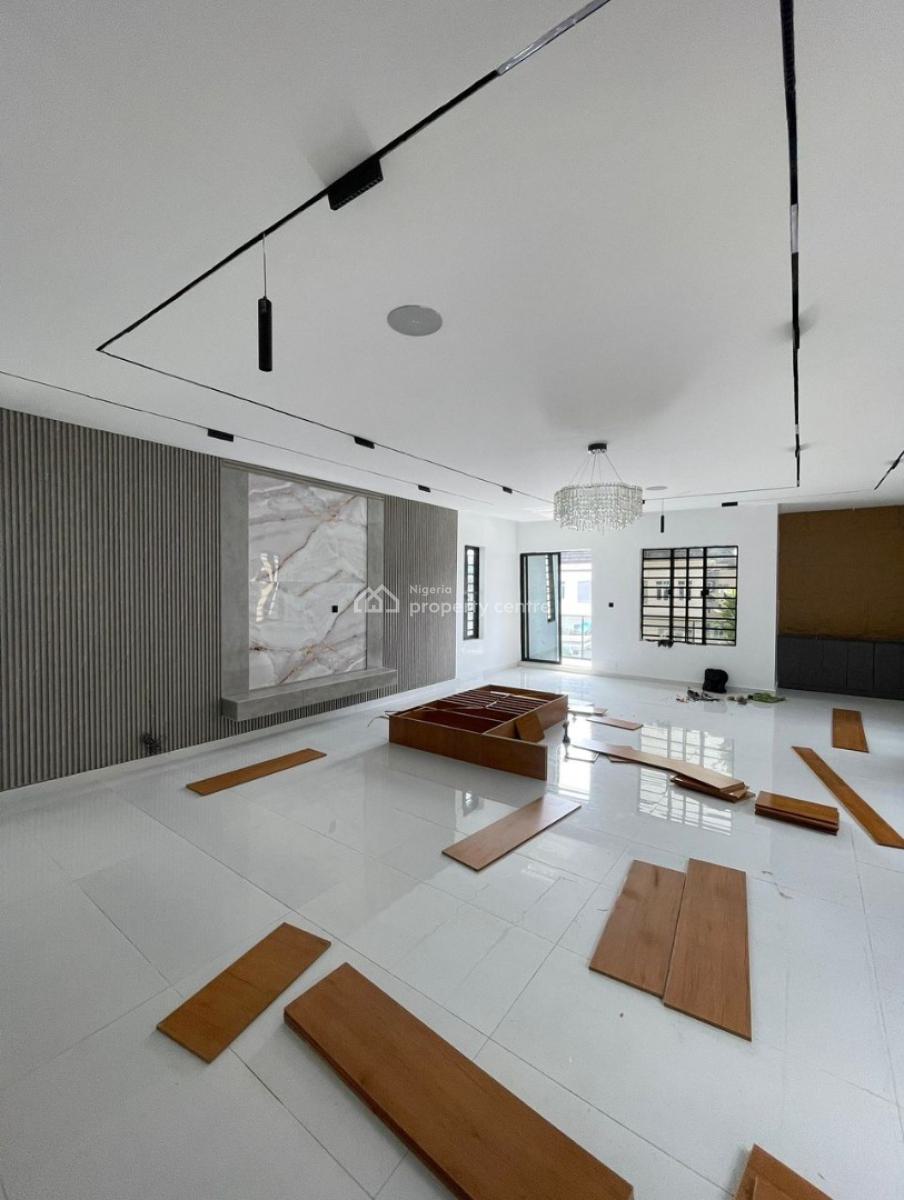 Luxury 5 Bedroom Fully Detached Home W/ Bq & Pool in a Secured Estate, Chevron, Lekki, Lagos, Detached Duplex for Sale