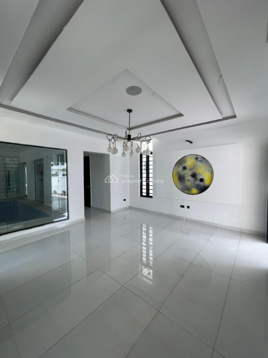 Luxury 5 Bedroom Fully Detached Home W/ Bq & Pool in a Secured Estate, Chevron, Lekki, Lagos, Detached Duplex for Sale