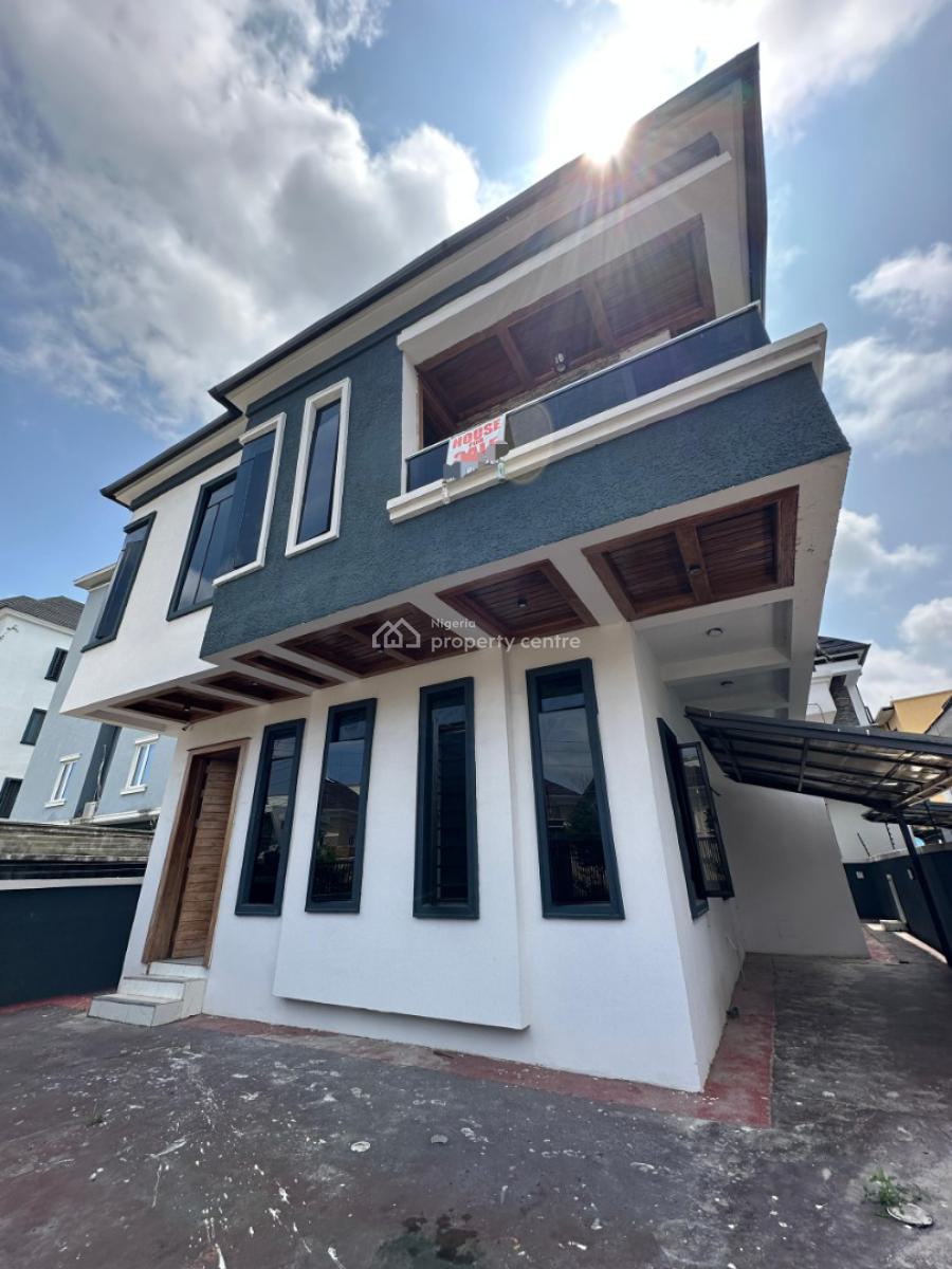Well-built Spacious Luxury 5 Bedroom Fully Detached Duplex with Bq, Chevron Toll Gate, Lekki, Lagos, Detached Duplex for Sale