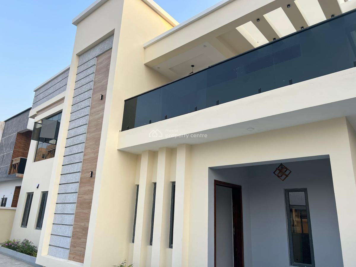 Luxury 4 Bedroom Detached Duplex with Bq, Off Jehovah Witness Road, Elemoro, Bogije, Ibeju Lekki, Lagos, Detached Duplex for Sale